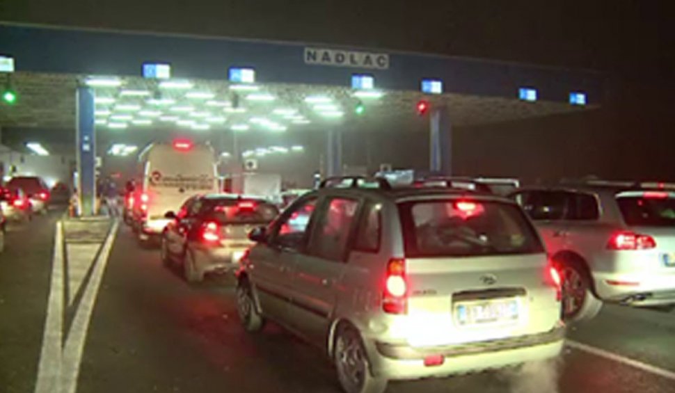 Trafic blocat la vama Nădlac. Mii de români pleacă în străinătate după sărbătorile de iarnă
