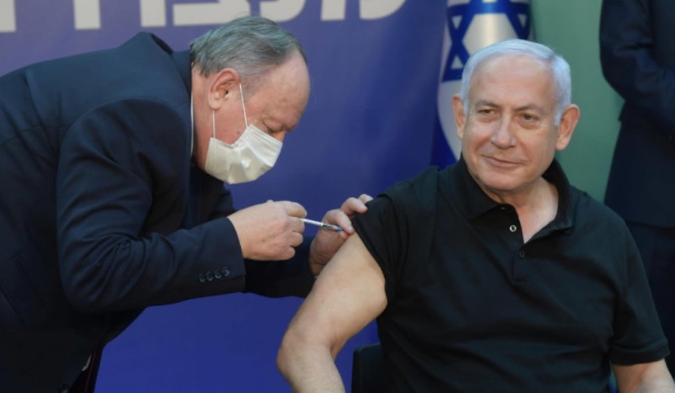 Benjamin Netanyahu a primit a doua doză a vaccinului împotriva COVID-19: A fost primul cetățean israelian care a primit rapelul