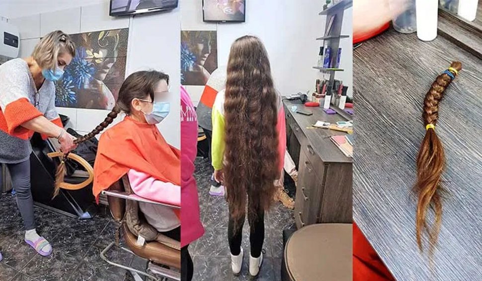 O fetiță de 10 ani şi-a donat părul copiilor bolnavi de cancer
