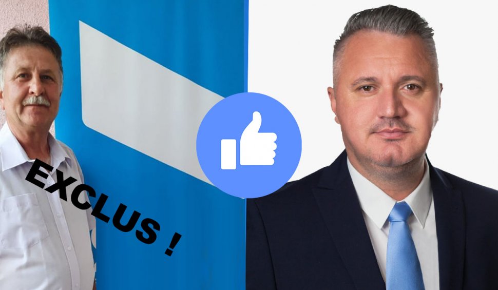 USR l-a exclus din partid pe un viceprimar care i-a dat like pe Facebook unui deputat PSD 
