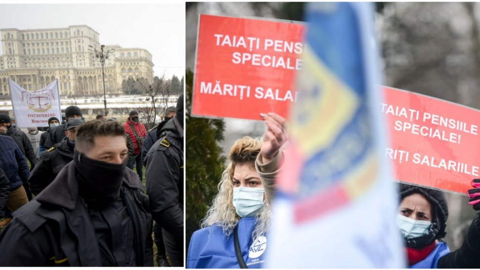 Proteste de amploare în București. Sute de români nemulțumiți de pensii și salarii vor ieși duminică în stradă
