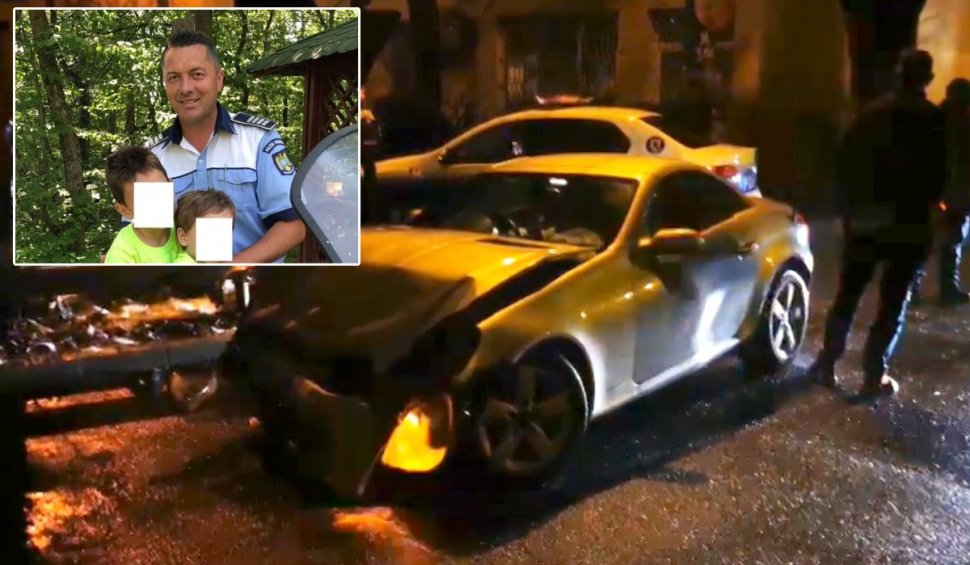 Un poliţist rutier din Zalău a condus beat în Baia Mare, a trecut pe roşu, a făcut accident şi a fugit