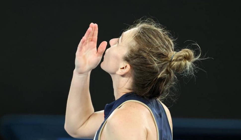 Simona Halep, prima reacție după câștigarea meciului din optimile Australian Open