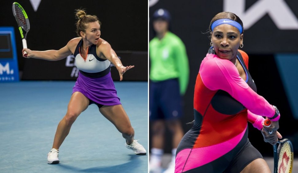 Simona Halep, învinsă de Serena Williams în sferturi la Australian Open 2021