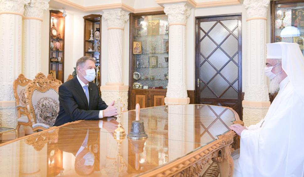 Administrația Prezidențială spune ce a discutat președintele Iohannis cu patriarhul Daniel 