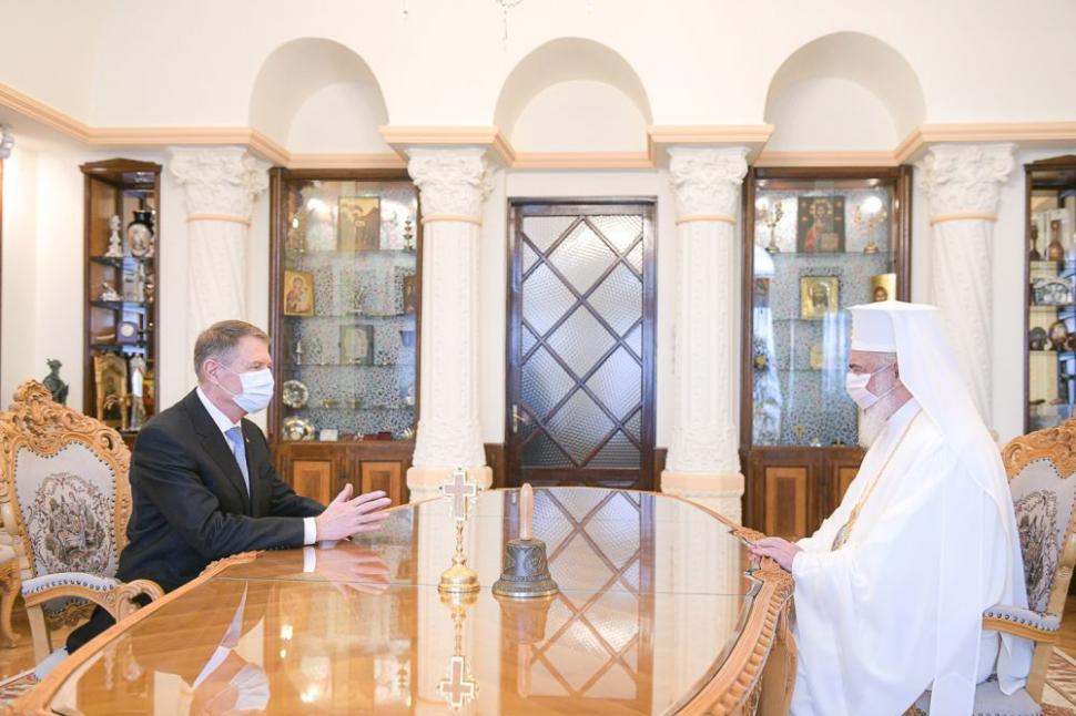 Administrația Prezidențială spune ce a discutat președintele Iohannis cu patriarhul Daniel  695310