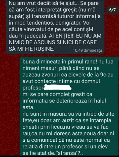 Profesor din Mizil, acuzat că ar fi avut conversații indecente cu o elevă 696199