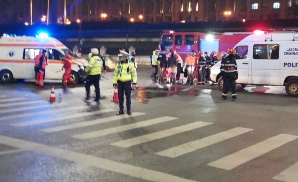 Accident grav, joi seară, în fața Parlamentului. Un motociclist, polițist aflat în timpul liber, a murit pe loc 