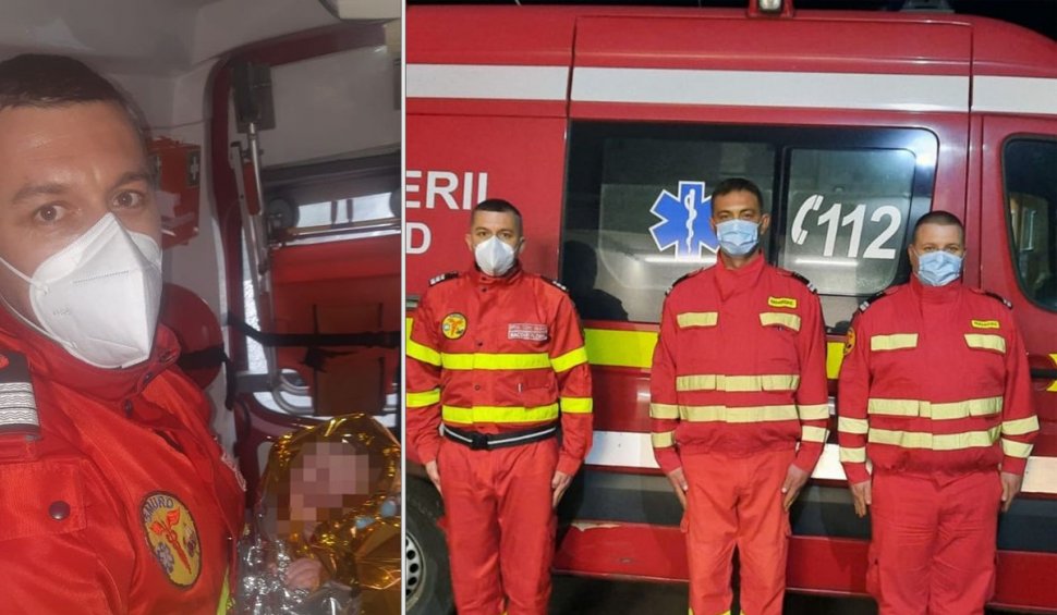 O fetiță s-a născut pe DN 7, în ambulanța SMURD, la Arad. Salvator: "Cea mai intensă senzaţie"