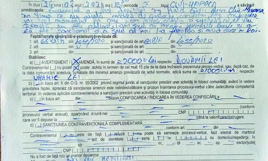 Preot din Cluj, amendat de un jandarm după ce i-a binecuvântat familia: "Mi-a spus că îmi ia familia şi mi-o duce în Rai" 696872