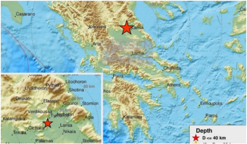 Cutremur puternic în Grecia, de 6,2 pe scara Richter