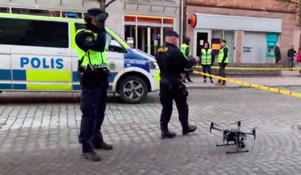 Opt persoane au fost înjunghiate în Suedia într-un presupus atac terorist