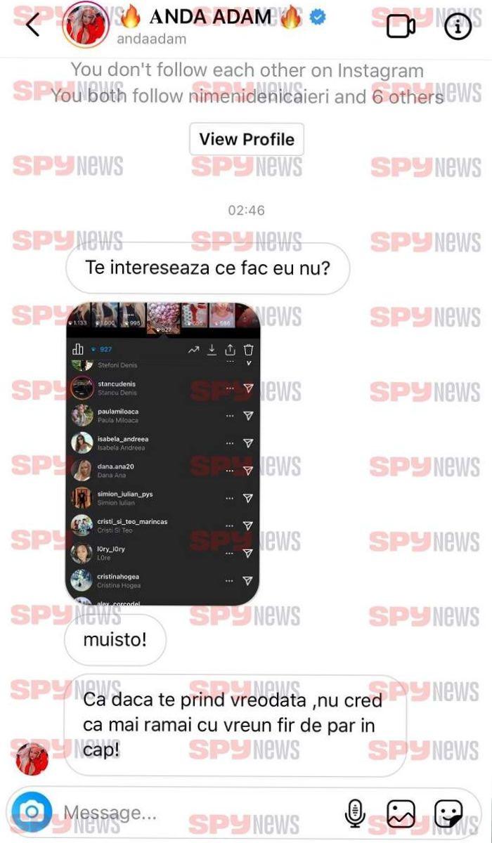 Anda Adam, scandal cu femeia care încercă să îi seducă soţul. Jigniri și cuvinte grele online 698087