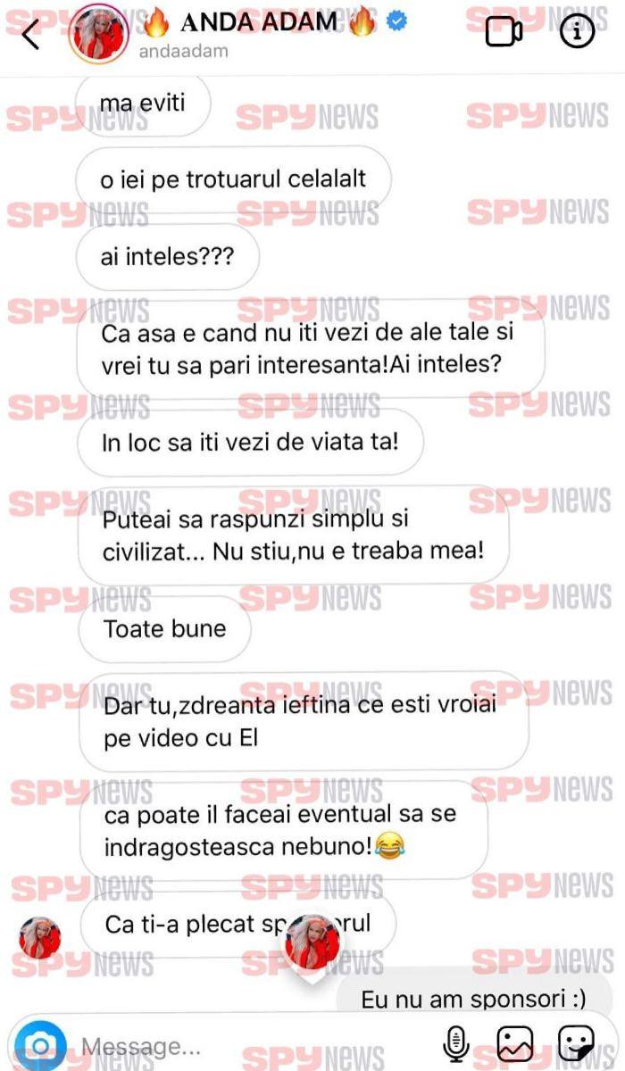 Anda Adam, scandal cu femeia care încercă să îi seducă soţul. Jigniri și cuvinte grele online 698089