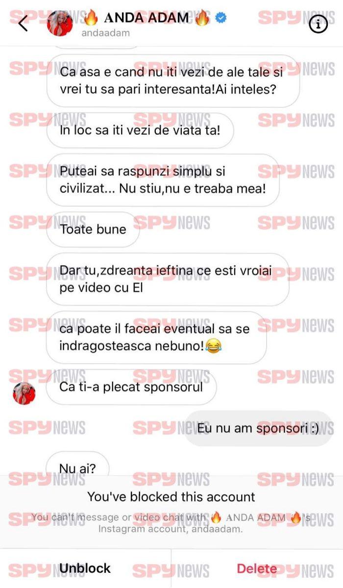 Anda Adam, scandal cu femeia care încercă să îi seducă soţul. Jigniri și cuvinte grele online 698091