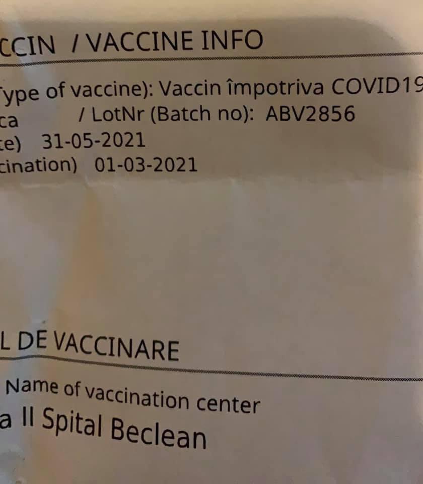 Români vaccinați cu doze din lotul AstraZeneca interzis în Europa. Oficialii români au declarat că noi nu am primit doze din lotul respectiv 698460