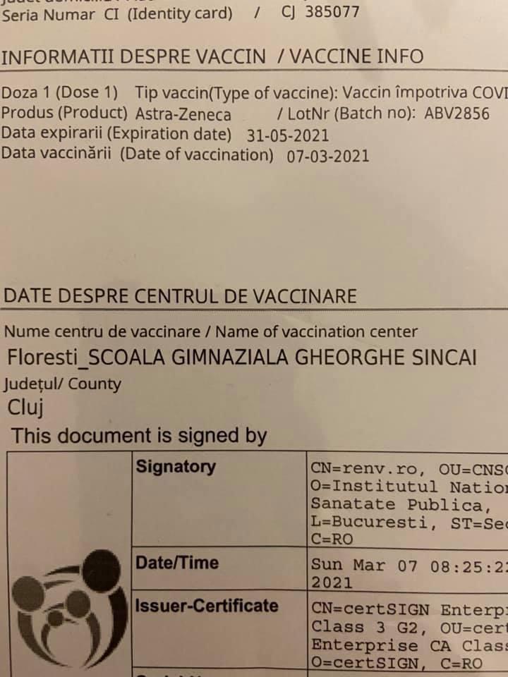 Români vaccinați cu doze din lotul AstraZeneca interzis în Europa. Oficialii români au declarat că noi nu am primit doze din lotul respectiv 698462
