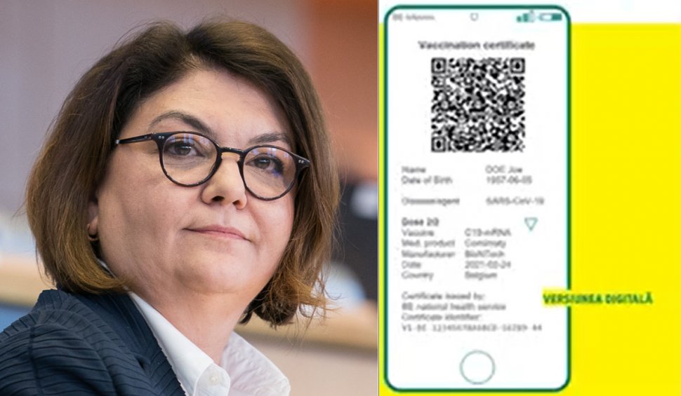 Adina Vălean, detalii exclusive despre certificatul de vaccinare pentru călătorii