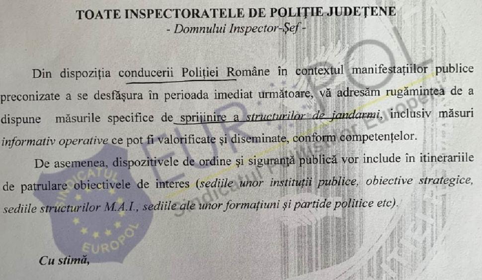 Sindicaliștii de la Europol susțin că Poliția este folosită în funcție de influențele politice: "Asta vor cei care ne conduc" 702055