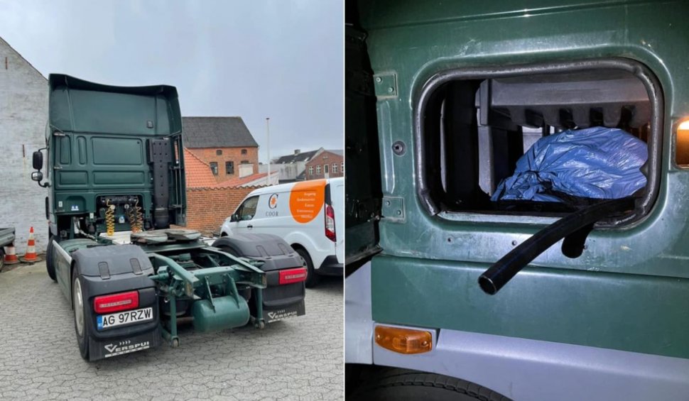 Recompensă pentru doi şoferi români de TIR care fură 500 de litri de motorină pe minut, în Danemarca