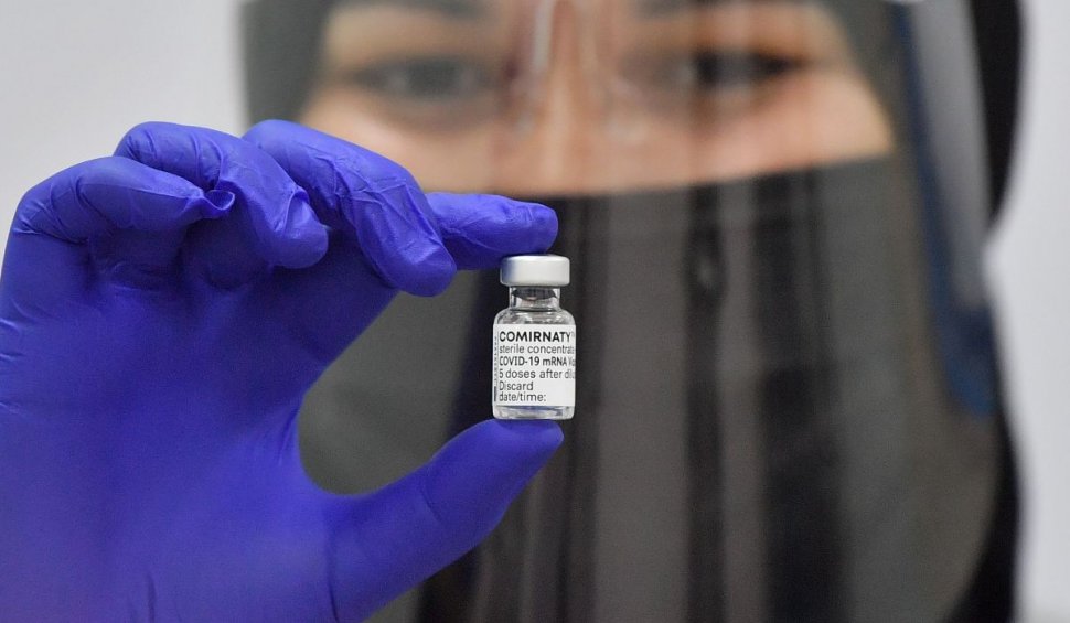 Peste 500.000 de doze de vaccin Pfizer ajung în România pe 12 aprilie