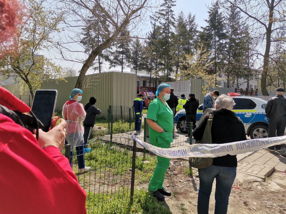 Incendiu la Spitalului Județean Slatina, secția psihiatrie. 37 de pacienți internați! 703898