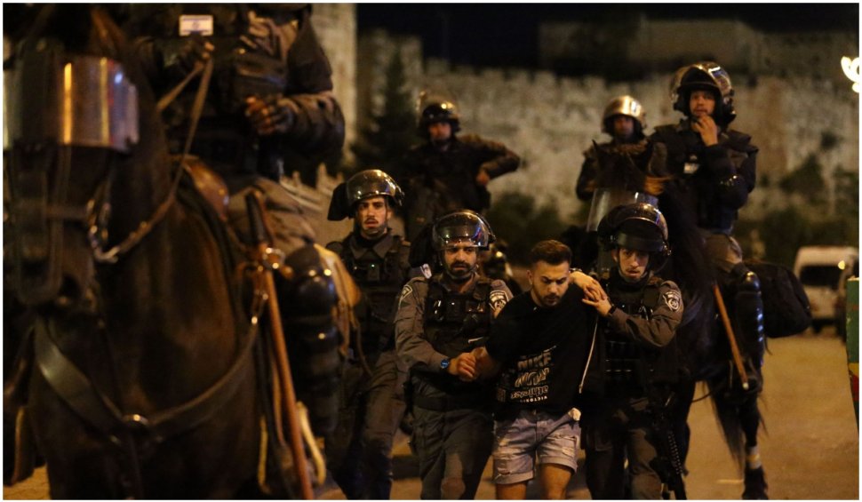 Peste 100 de răniţi în urma unor ciocniri violente la Ierusalim între polițiști și palestinieni