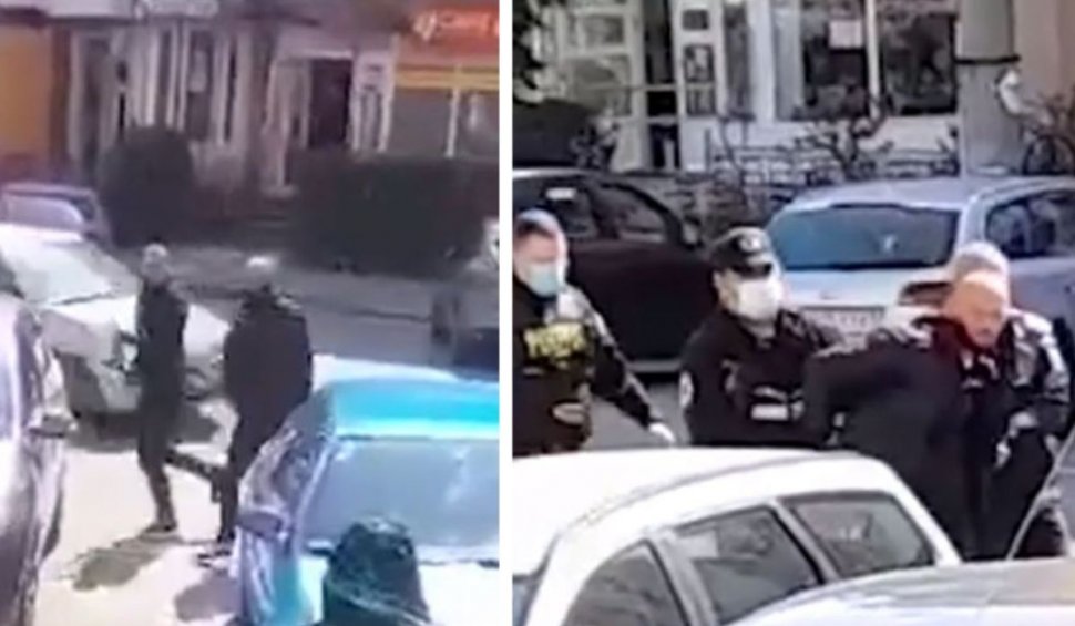 Un jandarm a fost bătut de un tânăr din Baia Mare, după ce l-a rugat să nu îi blocheze maşina