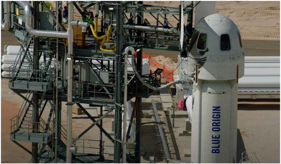 Blue Origin va trimite pentru prima dată oameni în spațiu pe 20 iulie
