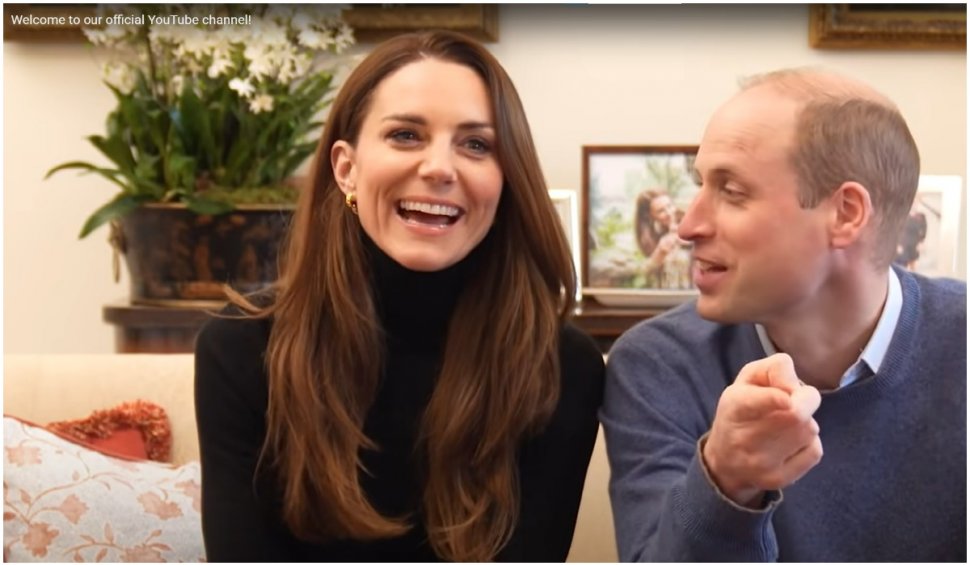 Prinţul William şi Kate Middleton şi-au lansat canal oficial de YouTube