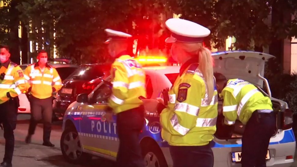 Razie pe străzile din București! Șoferii drogați sau băuți, vânați de polițiști