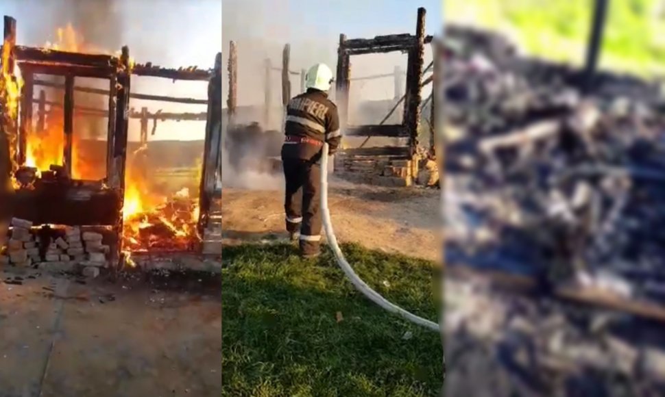Un tată a patru copii din Mureş, răpus de cancer, a ars în sicriu în timpul priveghiului 