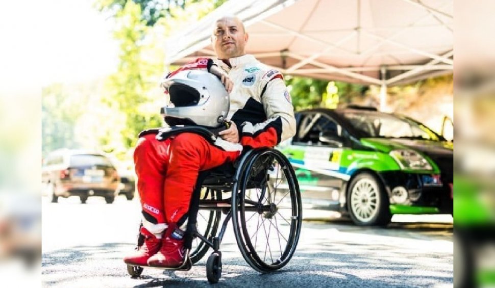 "Nu există nu pot". Lecţie de viaţă de la Ciprian Lupu, primul pilot de raliu cu dizabilităţi din Europa de Est