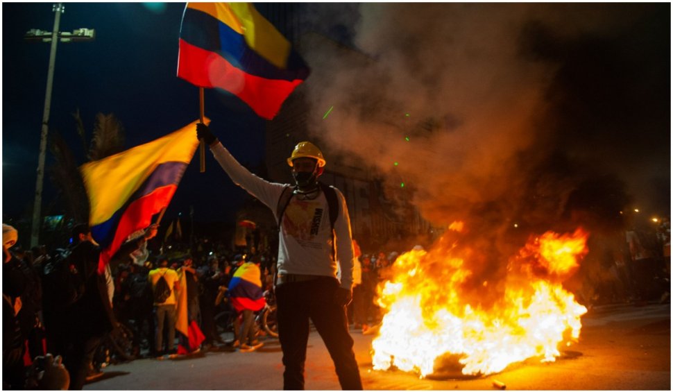 Protestele anti-guvern continuă în Columbia
