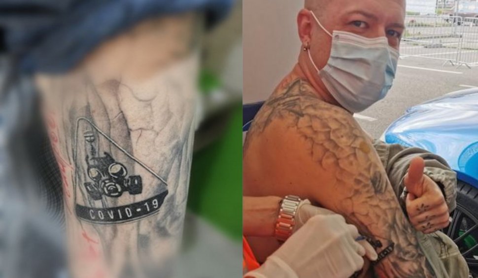 Un orădean şi-a tatuat “COVID-19” pe braț, apoi a cerut să i se administeze vaccinul chiar lângă tatuaj