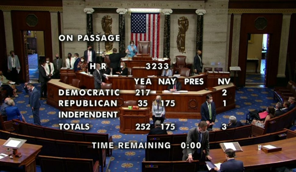 35 de republicani au votat cu democrații în Congresul SUA în favoarea unei Comisii de investigare a revoltelor de la Capitoliu