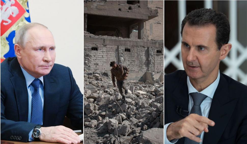 Vladimir Putin îl felicită pe Bashar al-Assad, după realegerea în fruntea Siriei cu 95% din voturi