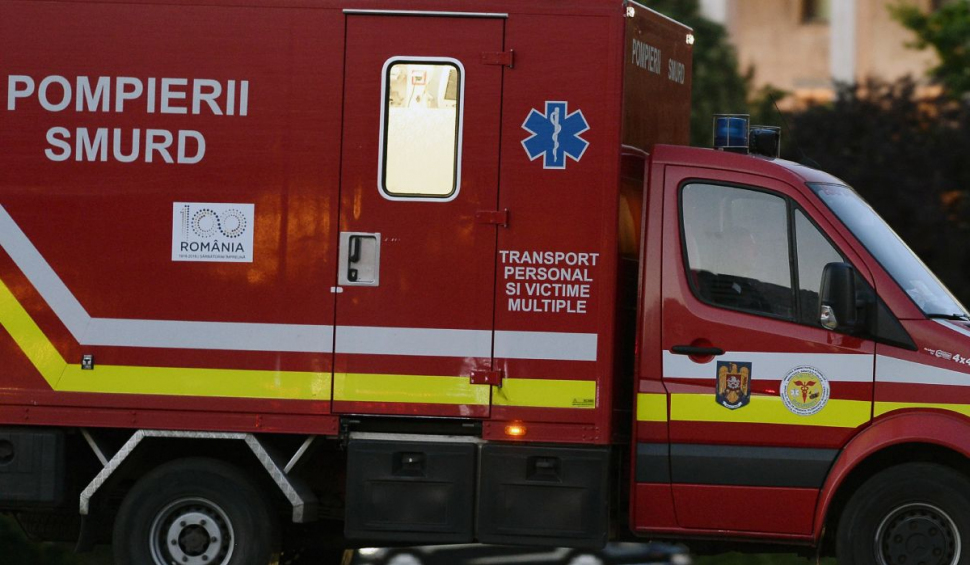 Accident rutier soldat cu 4 victime, în Botoșani. Trei copii au ajuns la spital