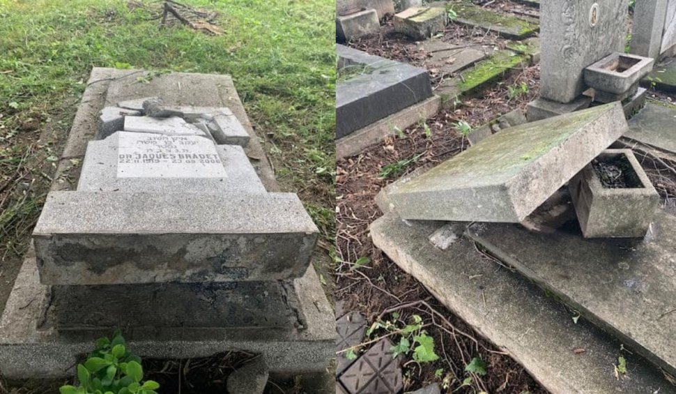 Radu Tudor, după ce cimitirul evreiesc din Ploieşti a fost vandalizat: "Sper ca Iohannis, Cîţu şi Bode să înţeleagă dimensiune acestui act abominabil"