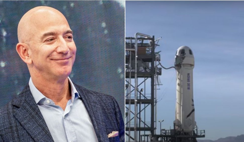 Fondatorul Amazon, Jeff Bezos, pleacă în cosmos luna viitoare. Este primul zbor spațial cu echipaj uman al companiei sale