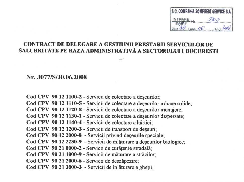 Reacția Romprest după ce Primăria Sectorului 1 a publicat mai multe facturi achitate către compania de salubrizare 710395