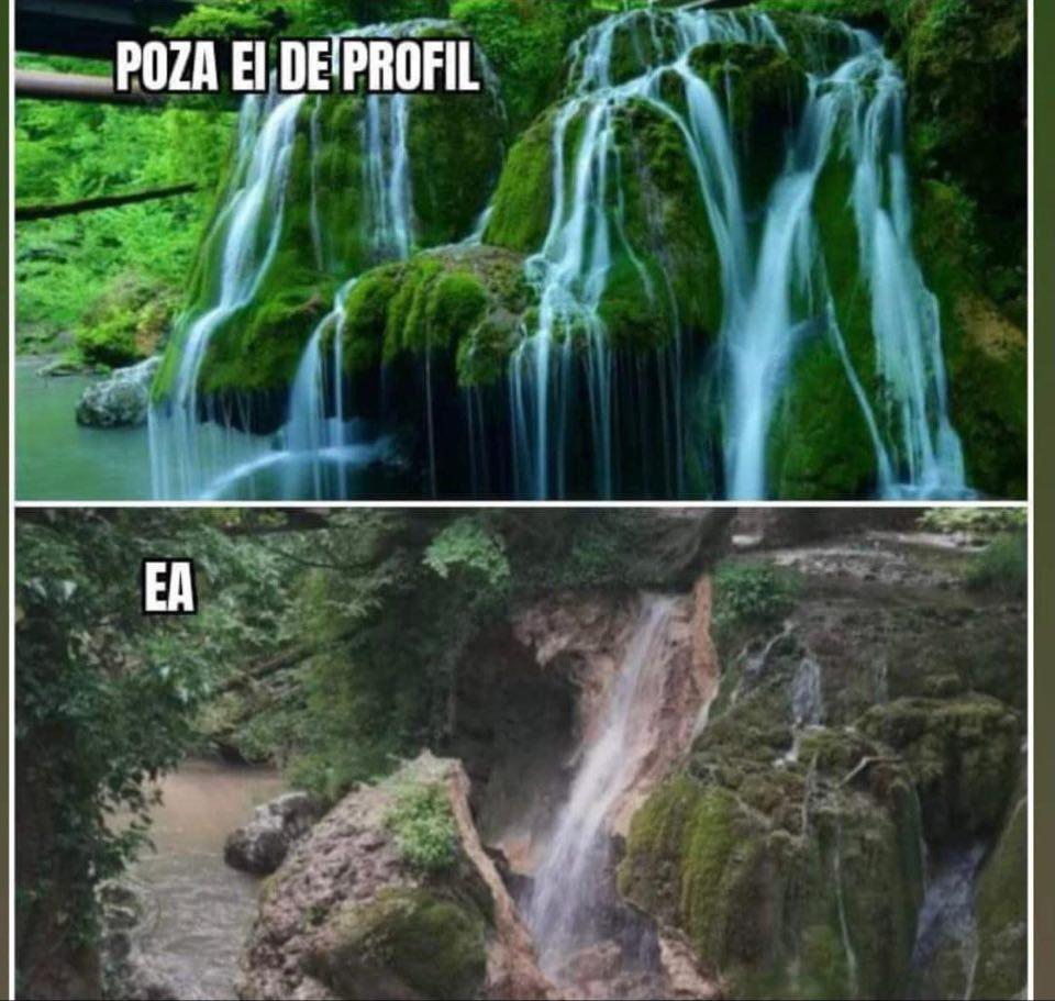 Avalanșă de meme-uri cu prăbușirea Cascadei Bigăr: Imaginile sunt virale pe rețelele de socializare 710526