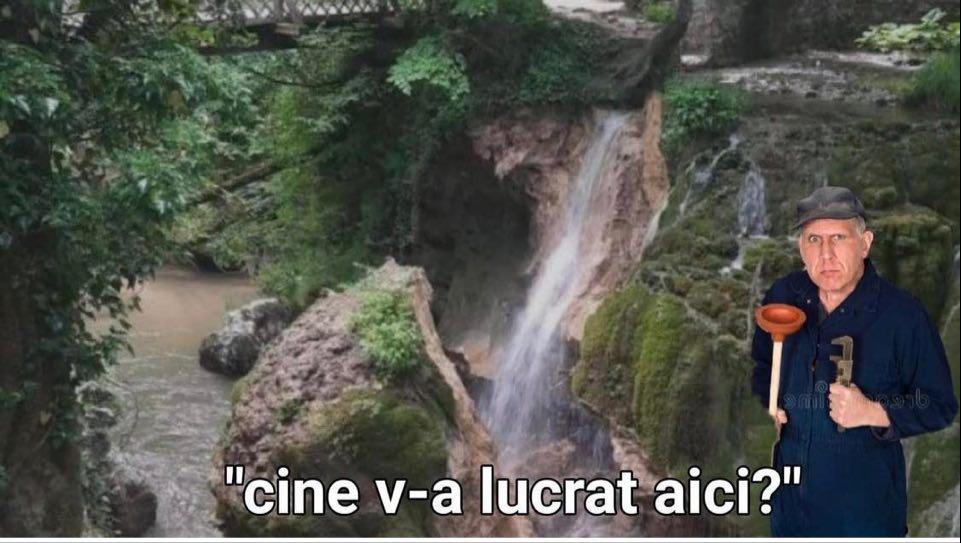 Avalanșă de meme-uri cu prăbușirea Cascadei Bigăr: Imaginile sunt virale pe rețelele de socializare 710527