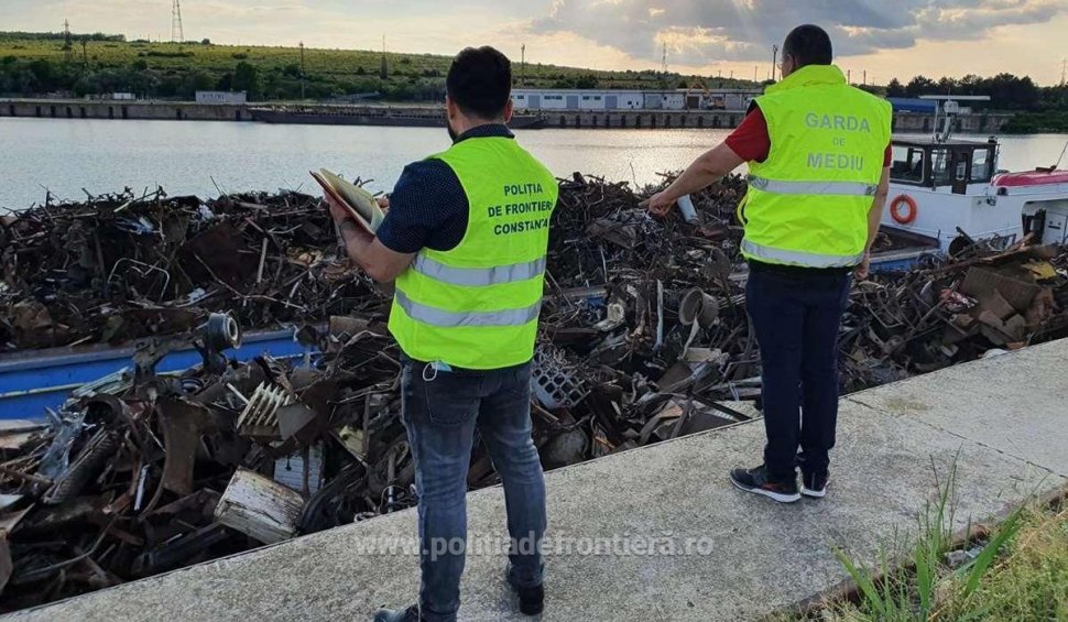 Peste 1000 de tone de deșeuri neconforme venite din Bulgaria au fost descoperite în Portul Murfatlar