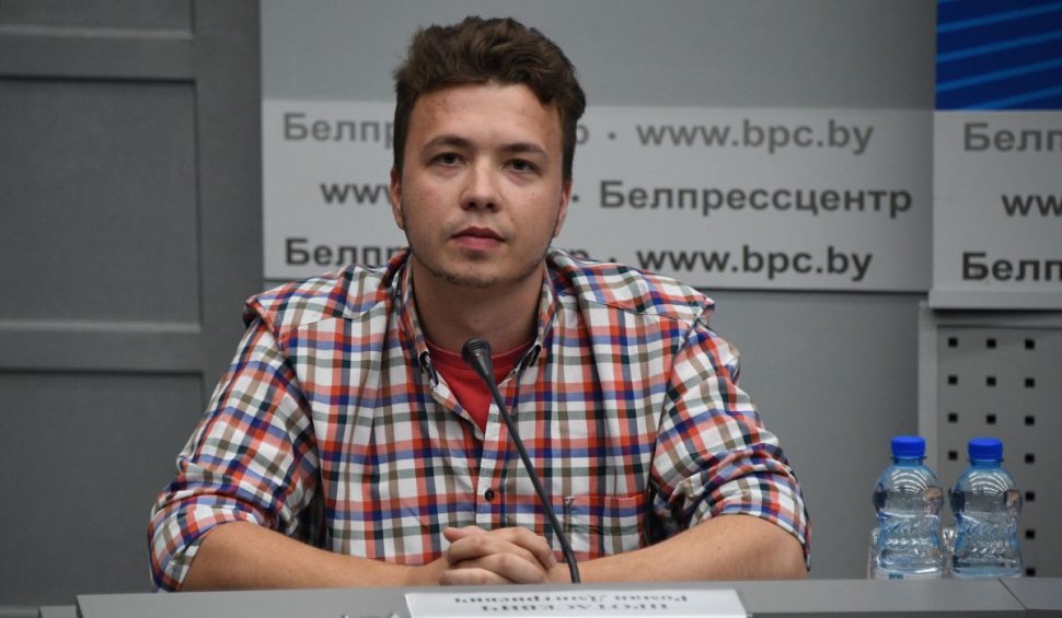 Roman Protasevici, scos de autoritățile din Belarus într-o conferință de presă: ”Nimeni nu m-a bătut”