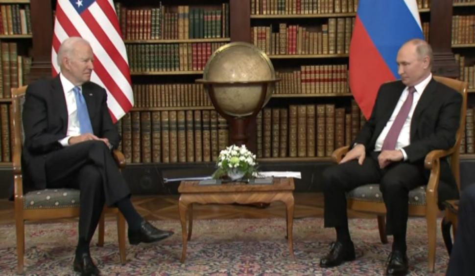 S-a încheiat întâlnirea Biden - Putin de la Geneva. Discuția a durat mai puțin decât era planificat. Urmează conferințele de presă separate 711922