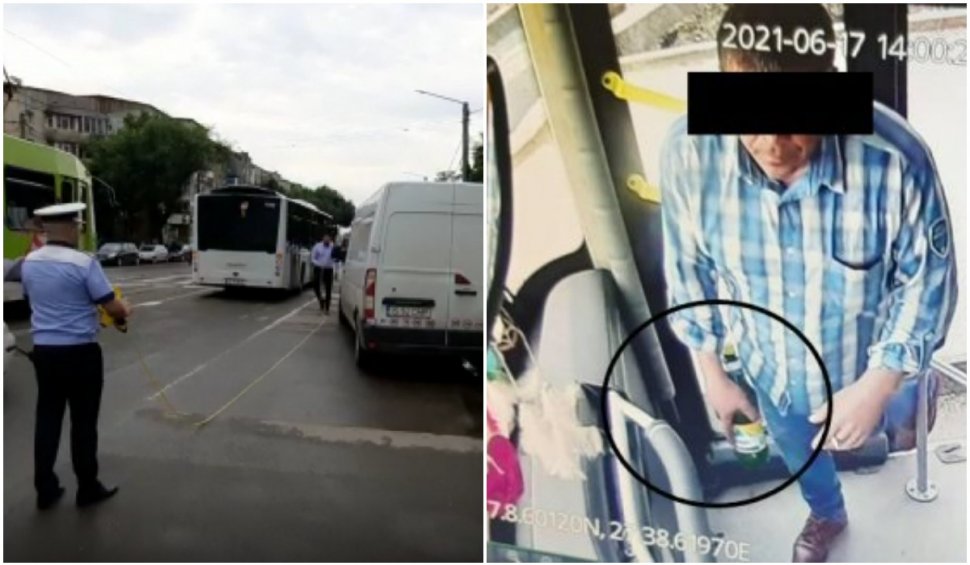 Fată din Iaşi, spulberată de un autobuz condus de un şofer care avea berea în mână, accident filmat de o cameră de supraveghere
