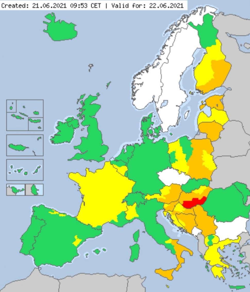 Cod roșu de caniculă în Ungaria, la graniță cu România 712619