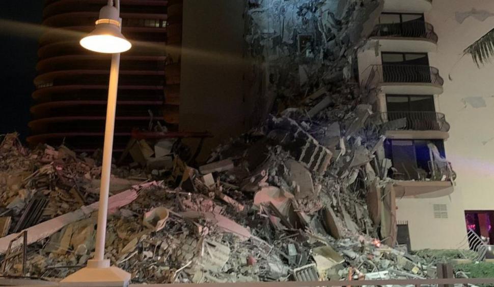 O clădire cu 12 etaje s-a prăbușit la Miami. Există numeroase victime. Operațiune masivă de salvare lansată de autorități 713213