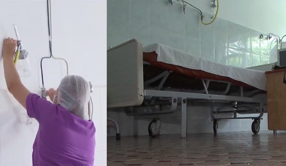 Secția ATI în care instalația de oxigen fâsâie și poate sări în aer în orice clipă: Spitalul arată ca în 1985, când a fost dat în folosință